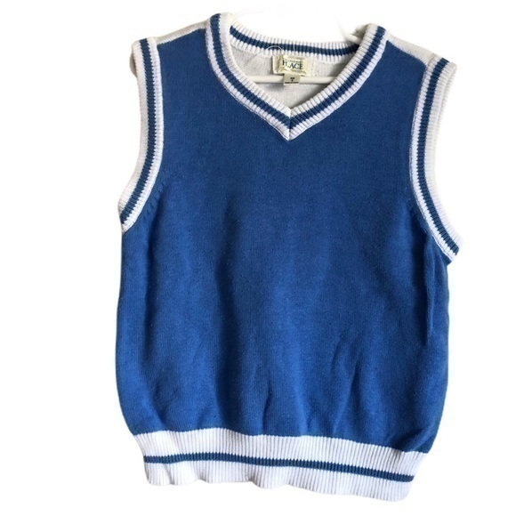 The Children's Place Other - Blue Vest Sweater Children Place